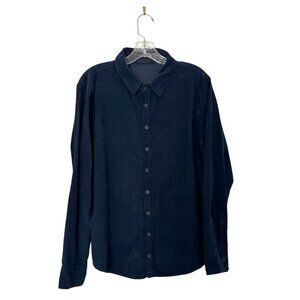 CP Shades fine-wale corduroy shirt in navy